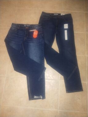BNWT Sonoma & Wonder Nation Girls Dark Blue Denim Straight Leg Jeans Bundle